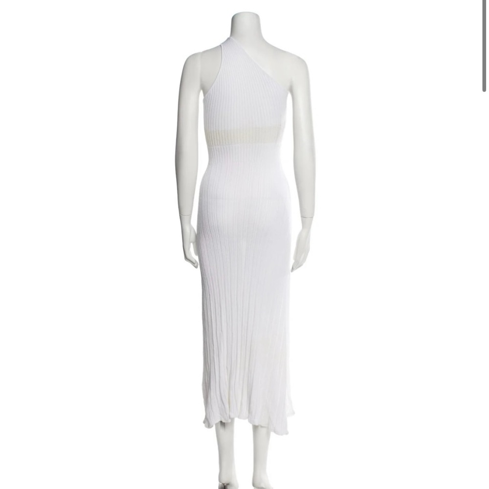 Jacquemus White One-Shoulder Dress